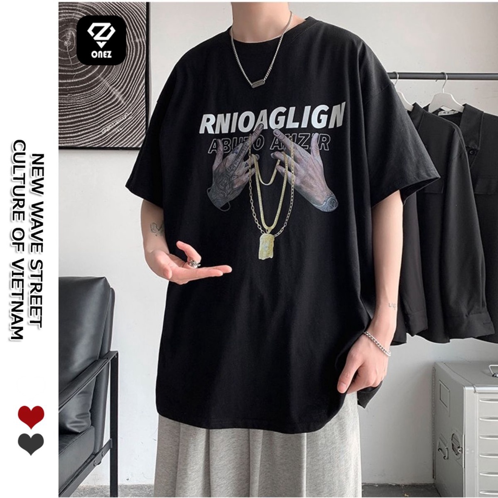 Áo thun tay lỡ bản Premium phông unisex dáng rộng RNI nam nữ oversize ulzzang ONEZ