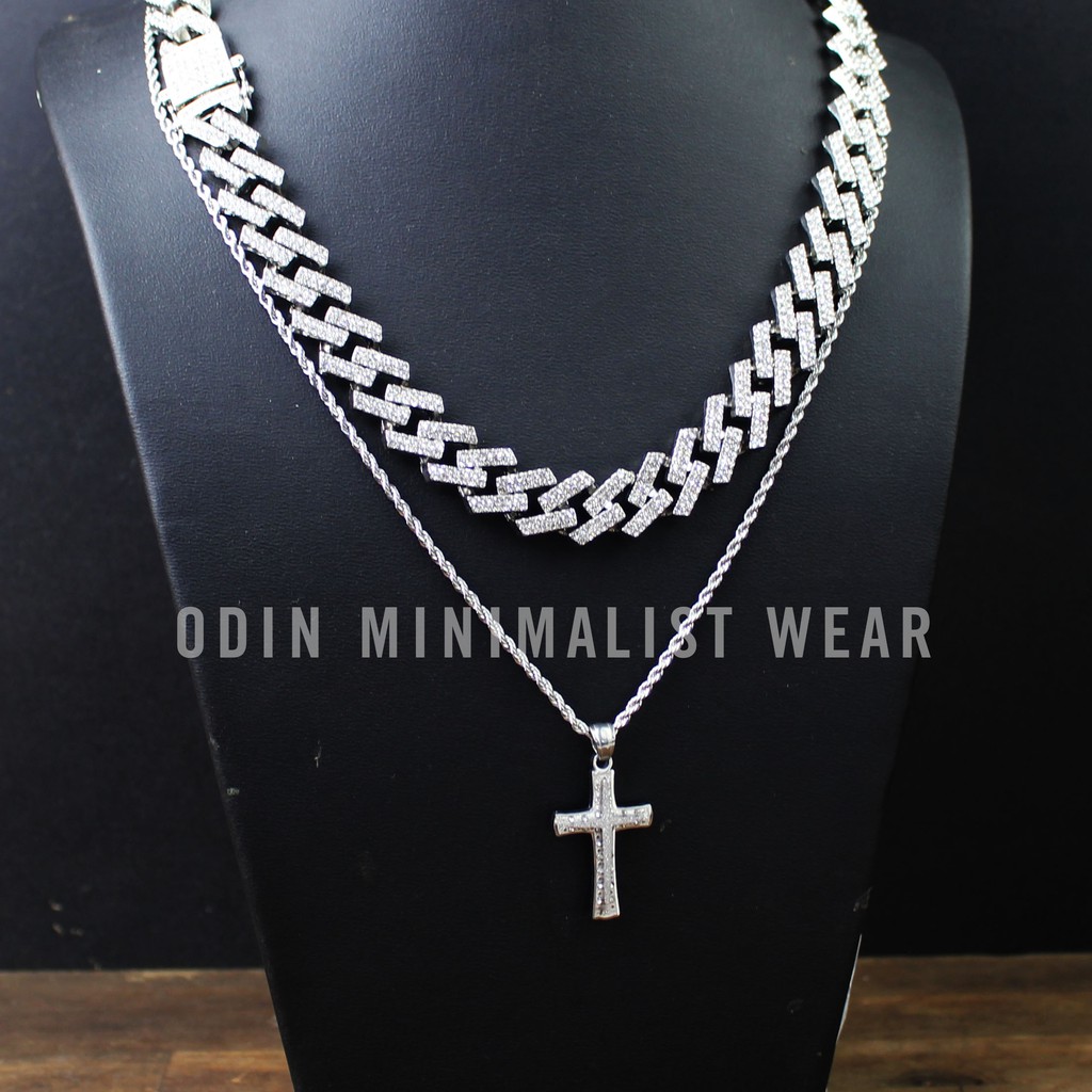 Dây chuyền Ice Cross V2 - Thép Titan 316L