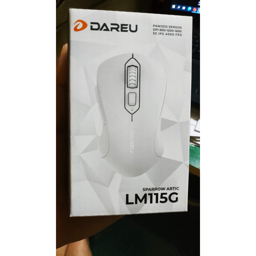 Chuột không dây Dare-U LM115G White BH 2 năm chính hãng