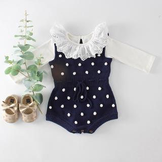 Áo Len Liền Quần Cho Bé Gái