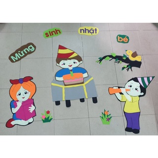 Góc nỉ mầm non - Góc mừng sinh nhật bé