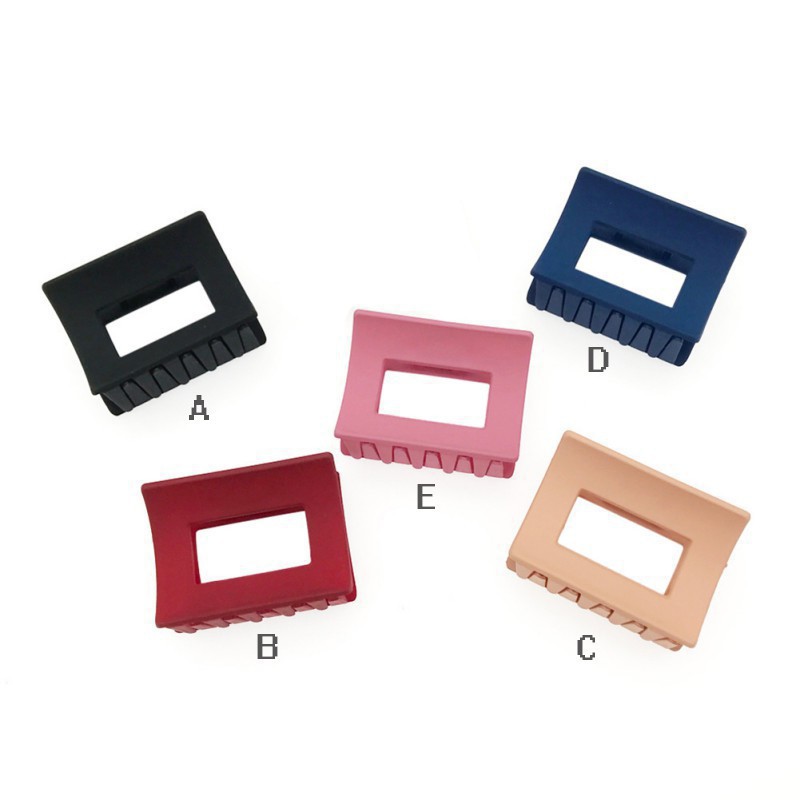 Kẹp tóc càng cua màu trơn đơn giản thanh lịch cho nữ