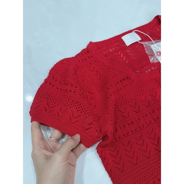 Áo croptop len xuất Nhật