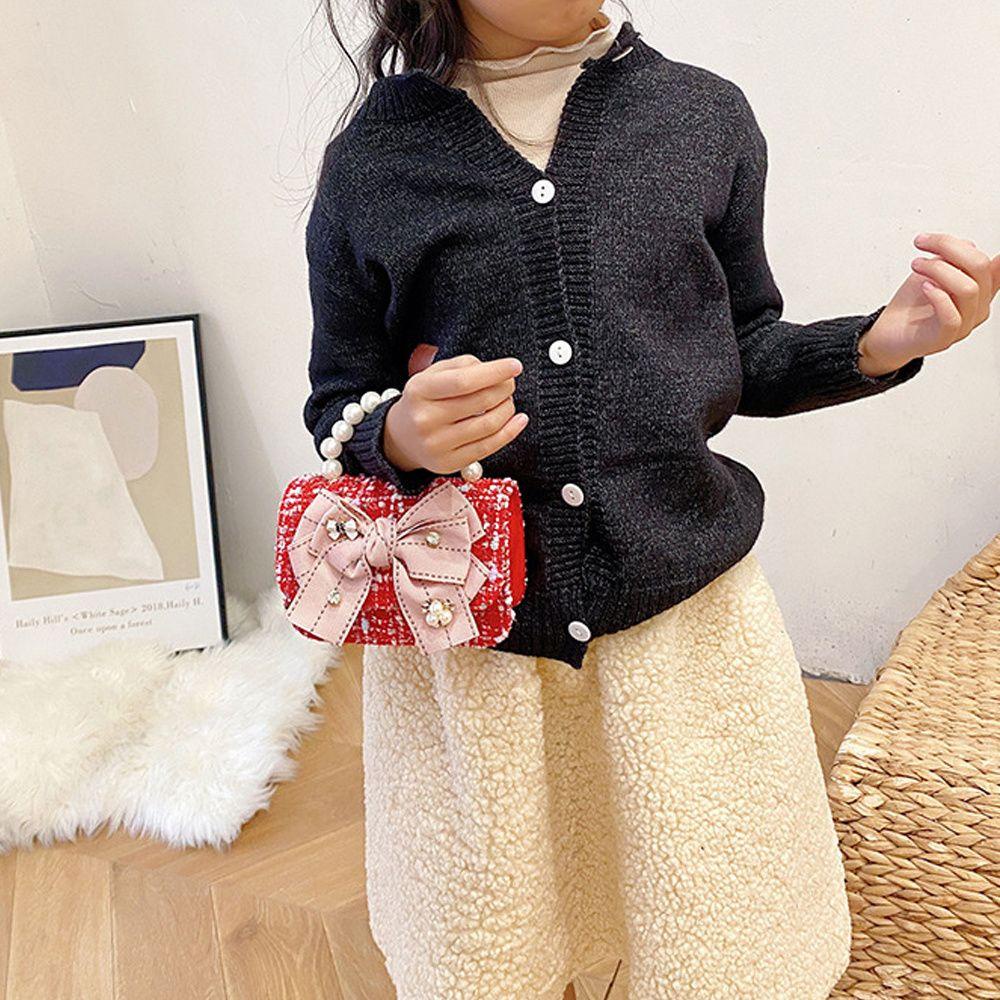 Túi Đeo Chéo Mini Đính Nơ Xinh Xắn Cho Bé Gái