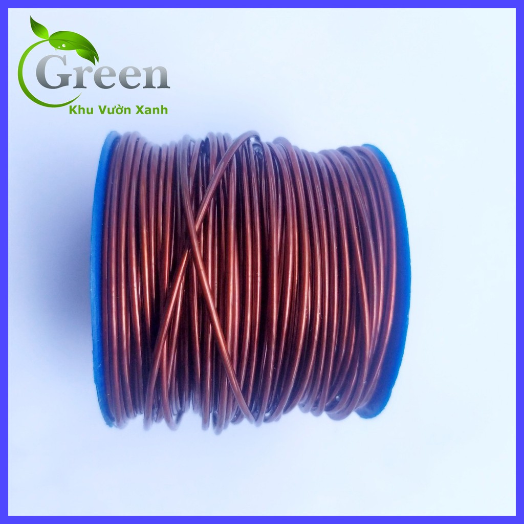Dây Nhôm Mạ Đồng Uốn Phong Lan Cây Cảnh Đường Kính 1.5mm - 200 Gam