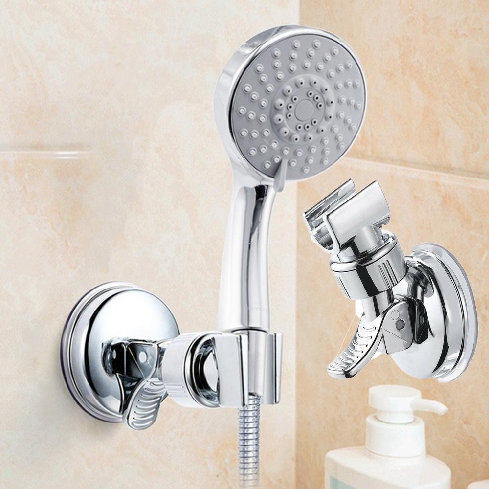 Giá Đỡ Đầu Vòi Hoa Sen Có Giác Hút Gắn Tường Tùy Chỉnh Tiện Dụng Cho Nhà Tắm