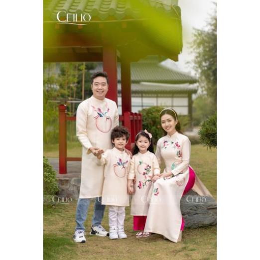 🥰 sét áo dài cách tân tết mẹ bé gia đình cao cấp đẹp nhẹ nhành thanh lịnh áo dài thiết kế chất tapta cao cấp giá rẻ