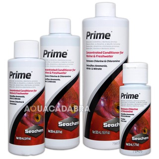 Khử độc nước cấp tốc Seachem PRIME cho cá cảnh