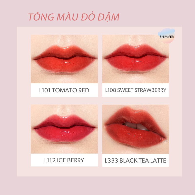 Son bóng PINK BEAR giữ ẩm môi lâu trôi 2.5g tone màu hồng xinh xắn