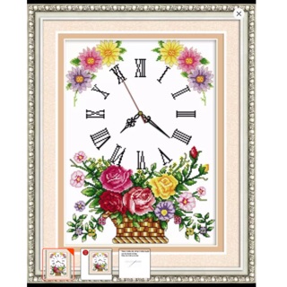 Tranh Thêu Chữ Thập Đồng Hồ ( KT 45x57 )