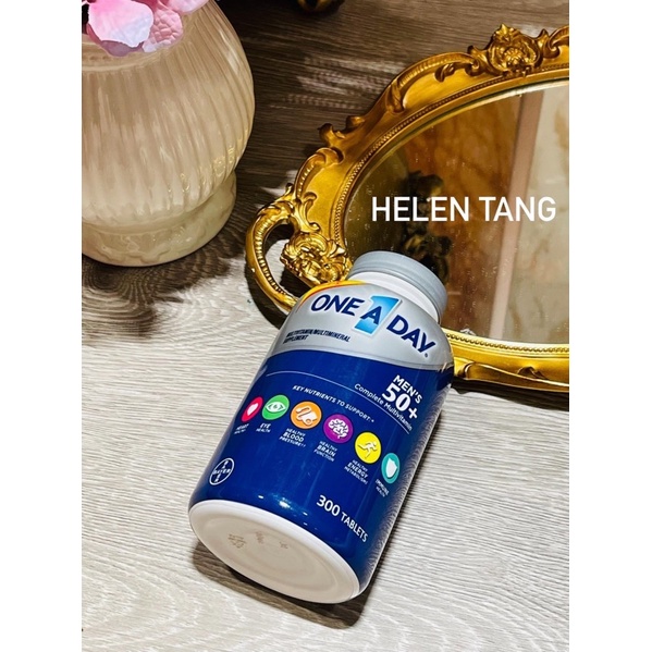 ONE A DAY MEN 50+ Viên Uống Vitamin Tổng Hợp Dành Cho Nam Trên 50 Tuổi 300 Viên/Date 2023