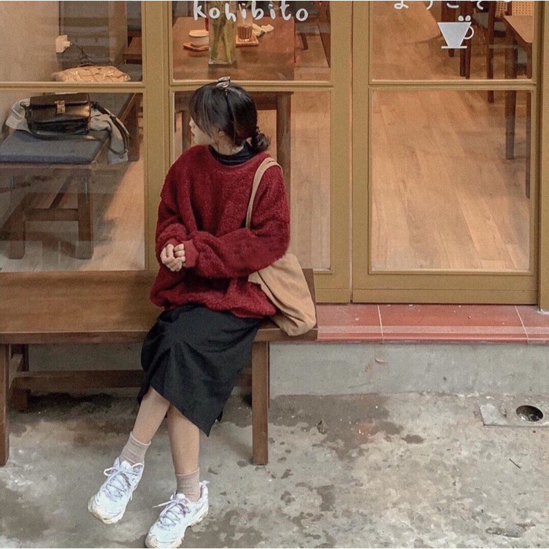 Sweater len lông cừu