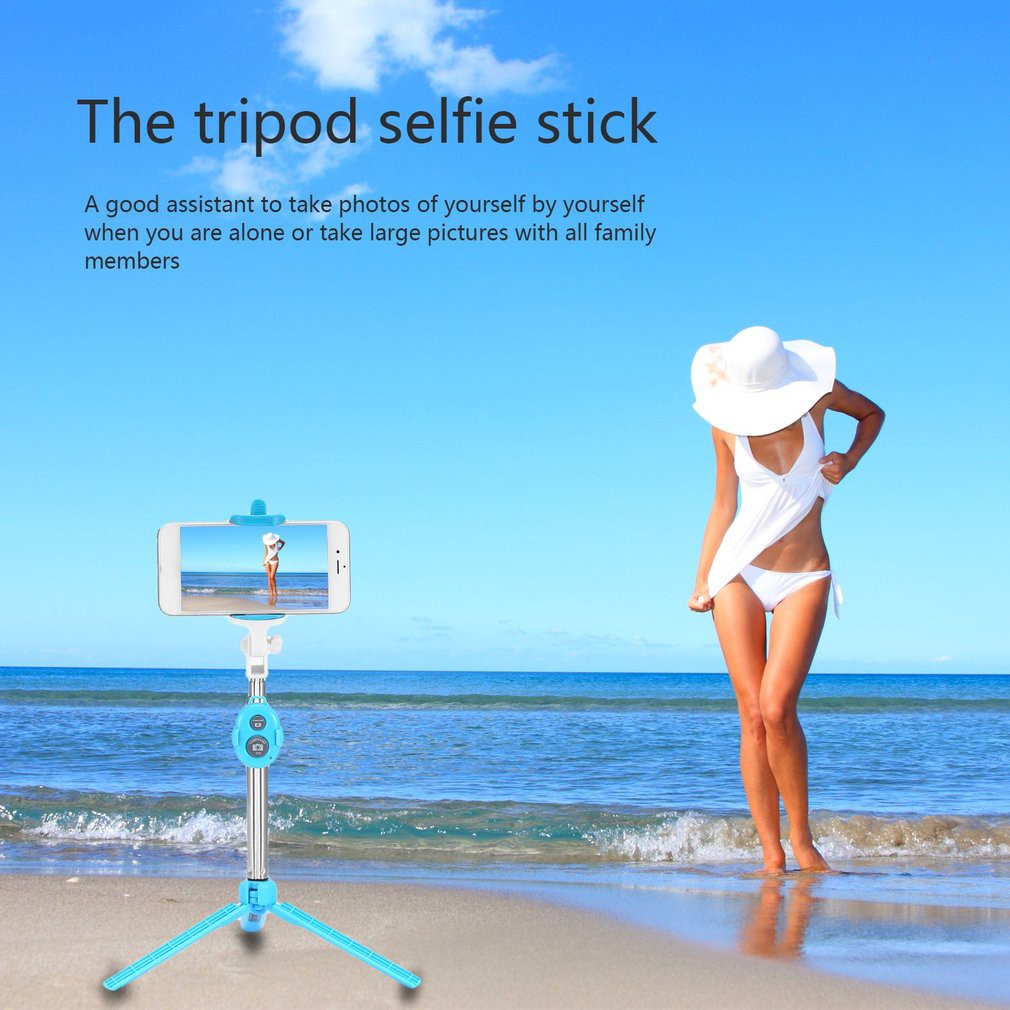 Gậy tự sướng Bluetooth 3 trong 1 kèm chân đế - hàng nhập khẩu | BigBuy360 - bigbuy360.vn