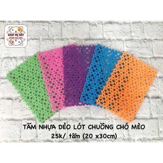 TẤM NHỰA DẺO LÓT SÀN CHO CHÓ MÈO