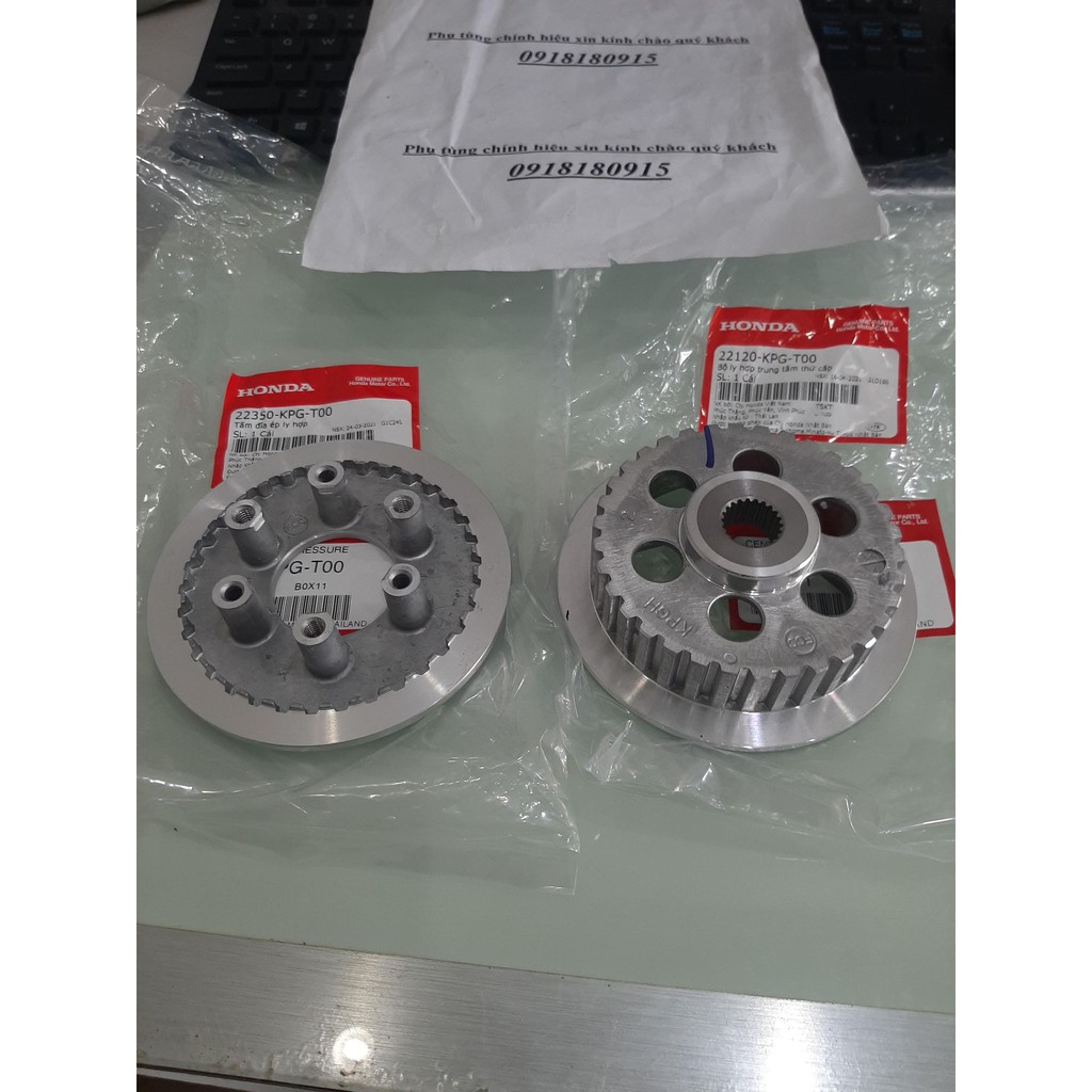 K26 bộ côn trước msx 125  Tấm đĩa ép ly hợp Bộ ly hợp trung tâm thứ cấp msx 125 chính hiệu honda