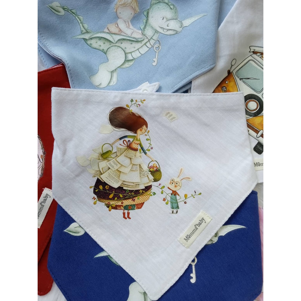 Yếm Momma baby cho bé trai/bé gái sơ sinh đến 24m