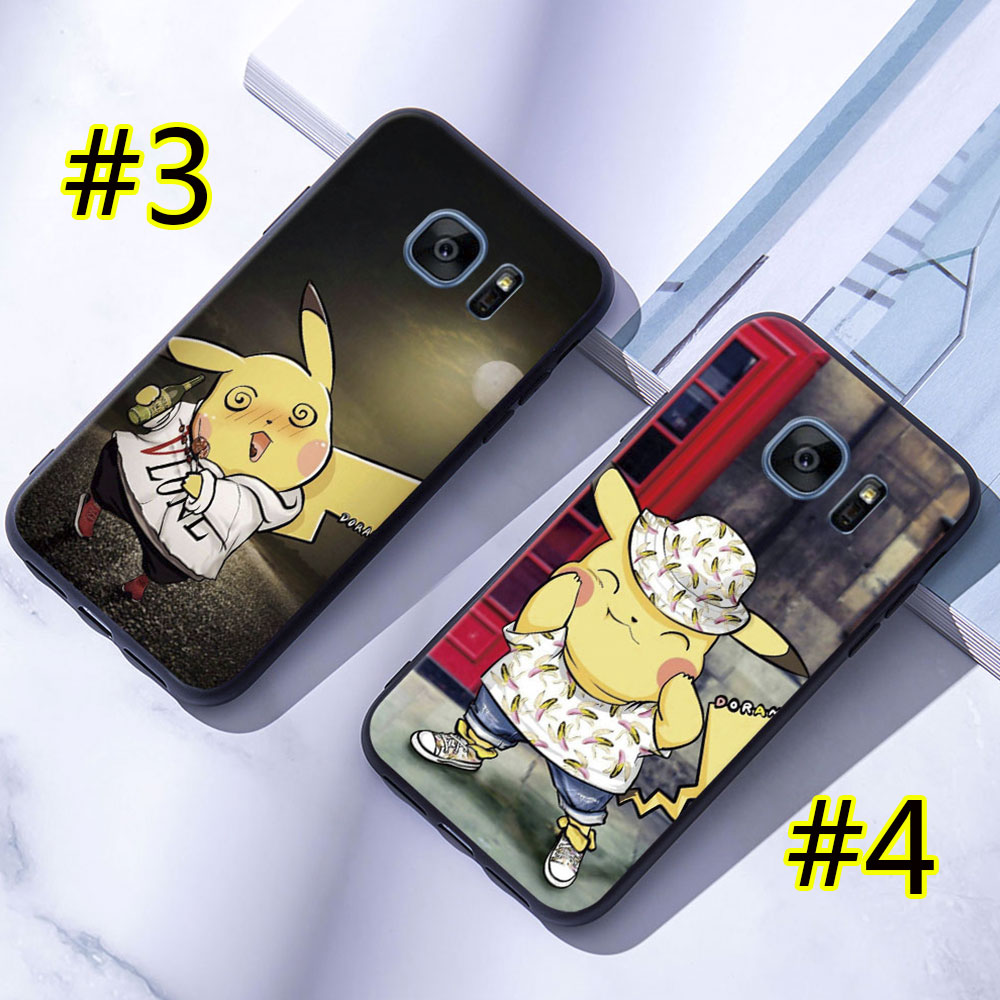 Ốp lưng samsung Pikachu Dễ Thương Cho Samsung Galaxy S7 Edge S8 S9 Plus
