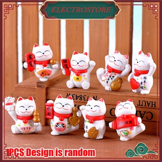 🧨CNY🧨Lucky Cat Mini DIY Fortune Cat Ornament Món quà Tết Trung Quốc Món quà sáng tạo Trang trí nội thất Tết Trung Quốc Tết Nguyên đán