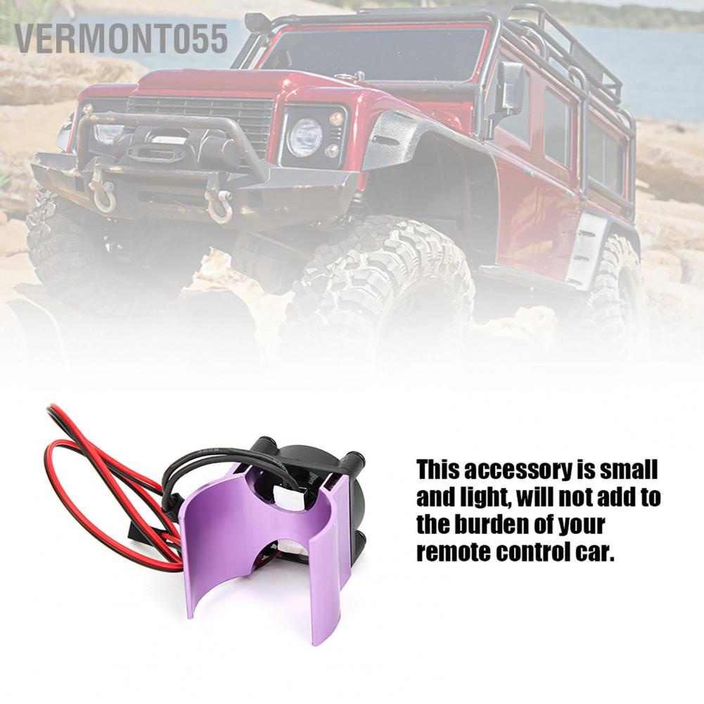 Vermont055 Motor Heat Sink Cooling Fan 1/10 RC Car Model Accessory Fit for Traxxas TRX-4