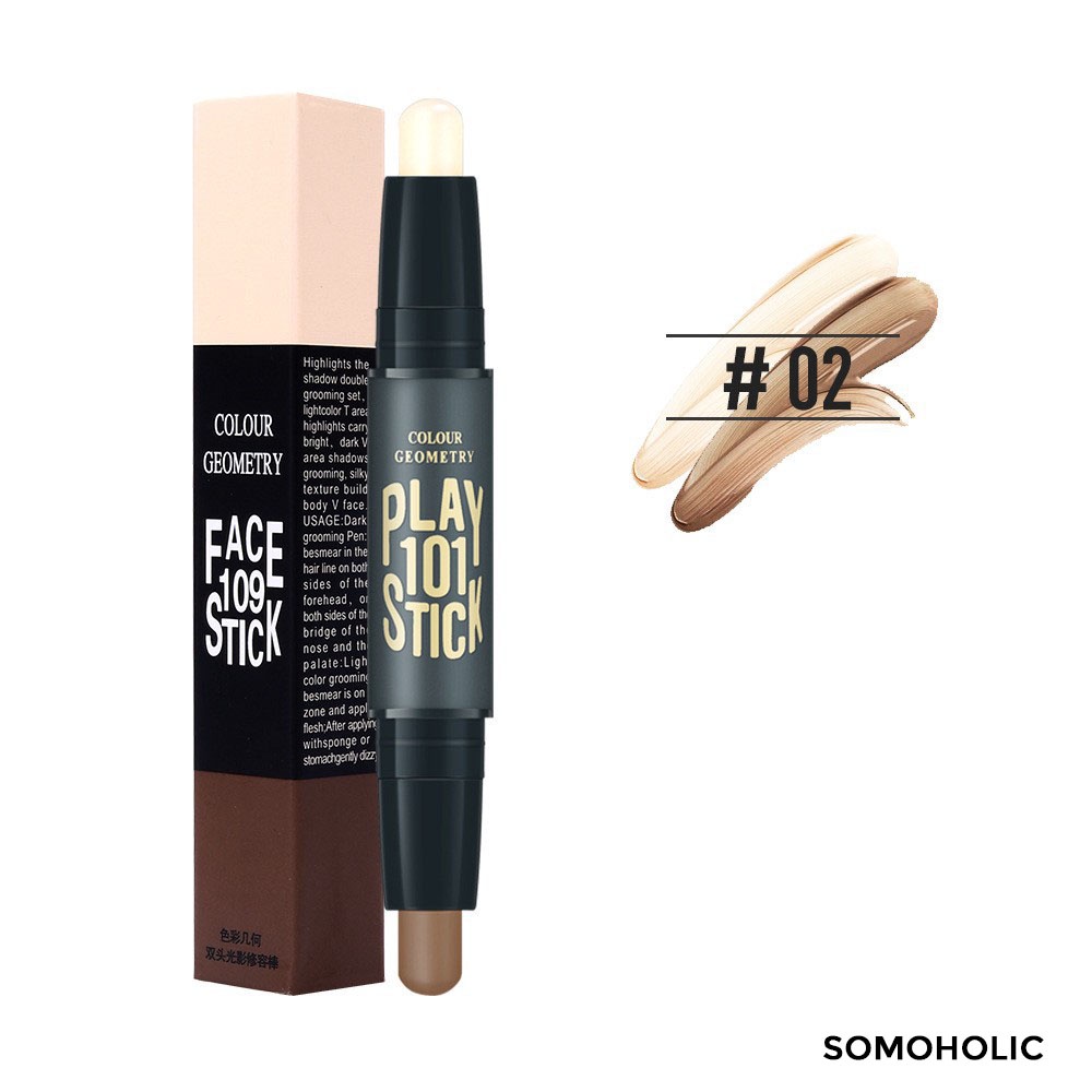 Bút tạo khối 2 đầu che khuyết điểm nhỏ gọn highlight Lameila Somoholic BTK1 | BigBuy360 - bigbuy360.vn