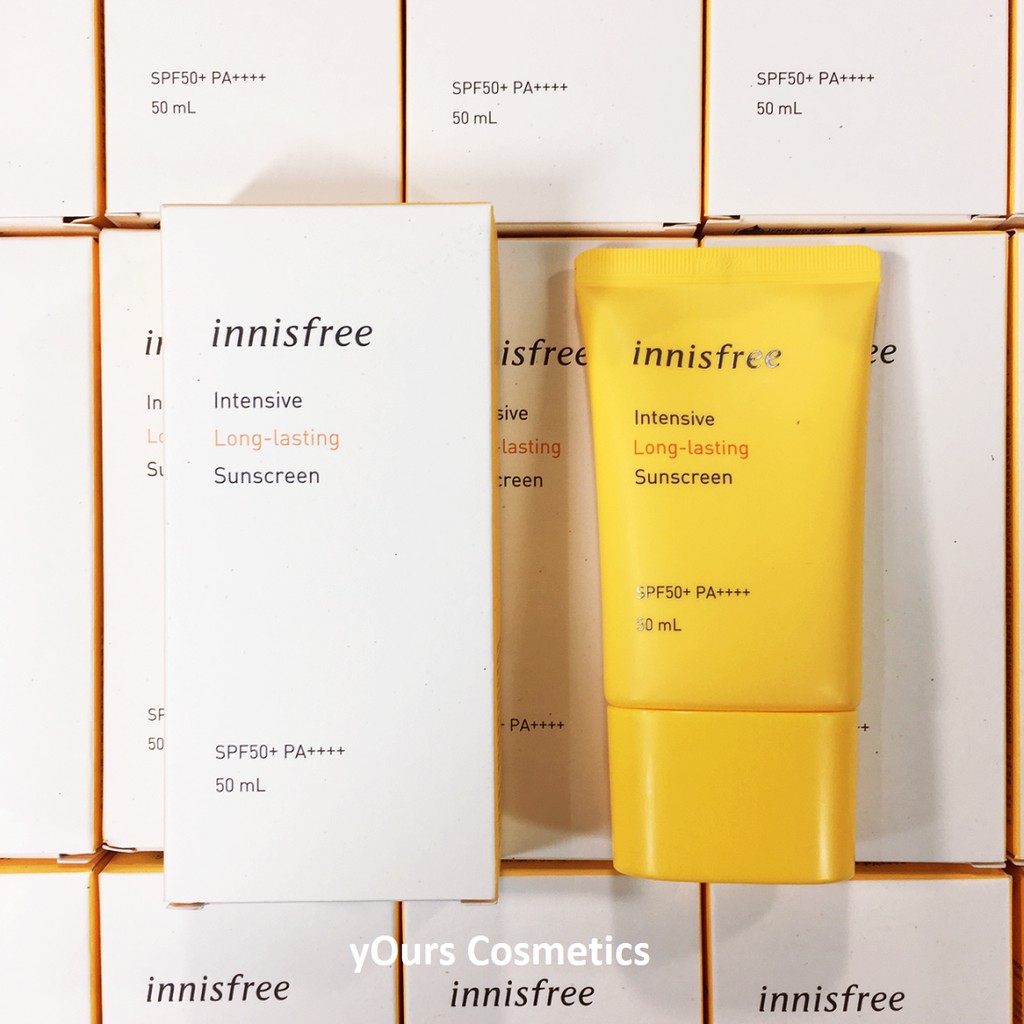 [Auth Hàn] Kem Chống Nắng Lâu Trôi Innisfree Long Lasting SPF50 PA++++ 50ml