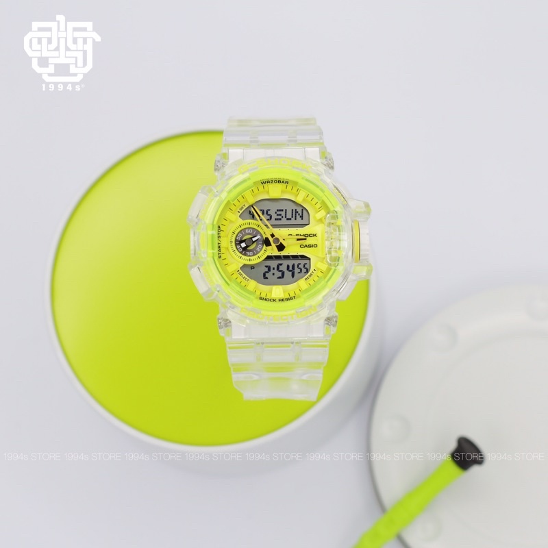 Đồng hồ nam Casio G-SHOCK GA-400SK-1A9 dây trong suốt, chống va đập chính hãng