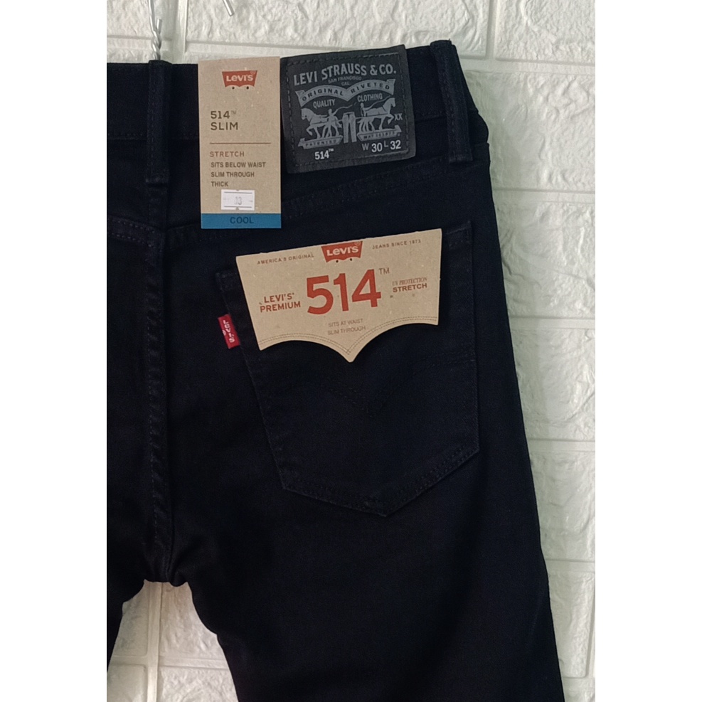 Levis 514 Quần jean nam ống đứng co giãn