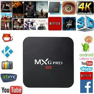Android TV Box MXG Pro Ram 3G Rom 32G