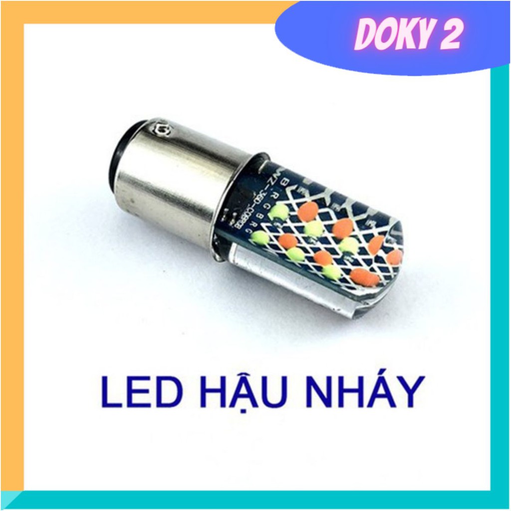 Đèn hậu nháy đổi 2 màu xanh đỏ liên tục, Đèn led nháy đổi màu đẹp, DÙNG ĐIỆN BÌNH - DHNDM