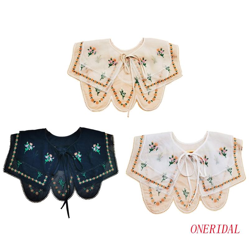 Cổ Áo Rời Thêu Ren Dễ Tháo Rời ONERI Cho Nữ