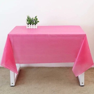 Khăn bàn màu hồng nhạt