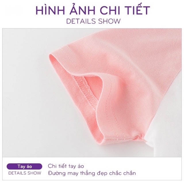 Áo thun cộc tay bé gái 27home in hình dễ thương - cotton 100% xuất Âu