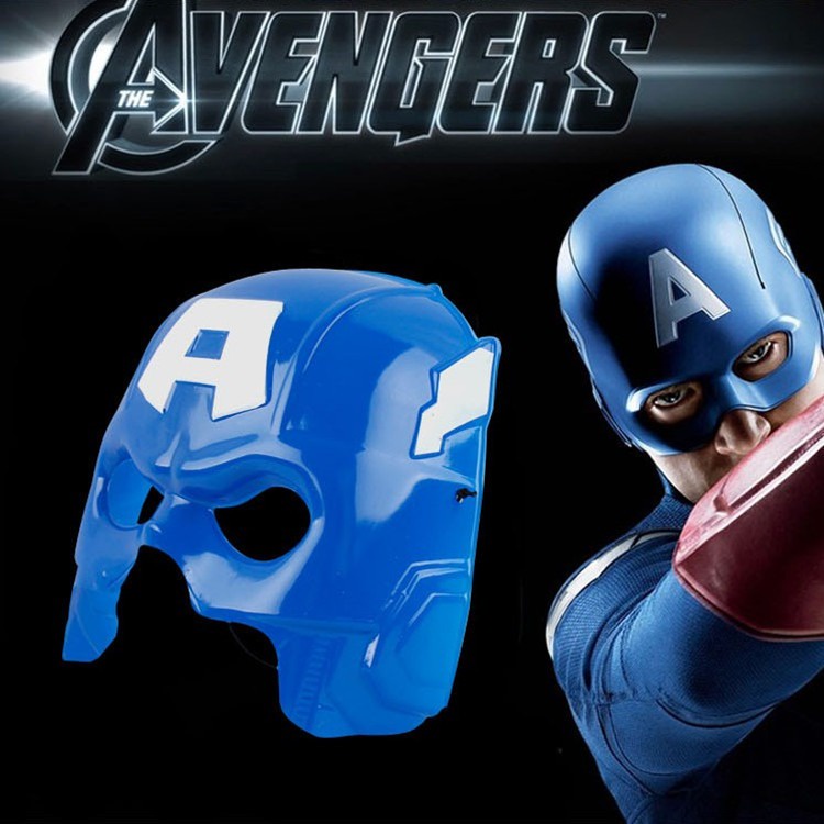 MẶT NẠ Phát Sáng đội trưởng Mỹ Avengers biệt đội siêu anh hùng Iron man, Spider man, Captain America,Batman, H