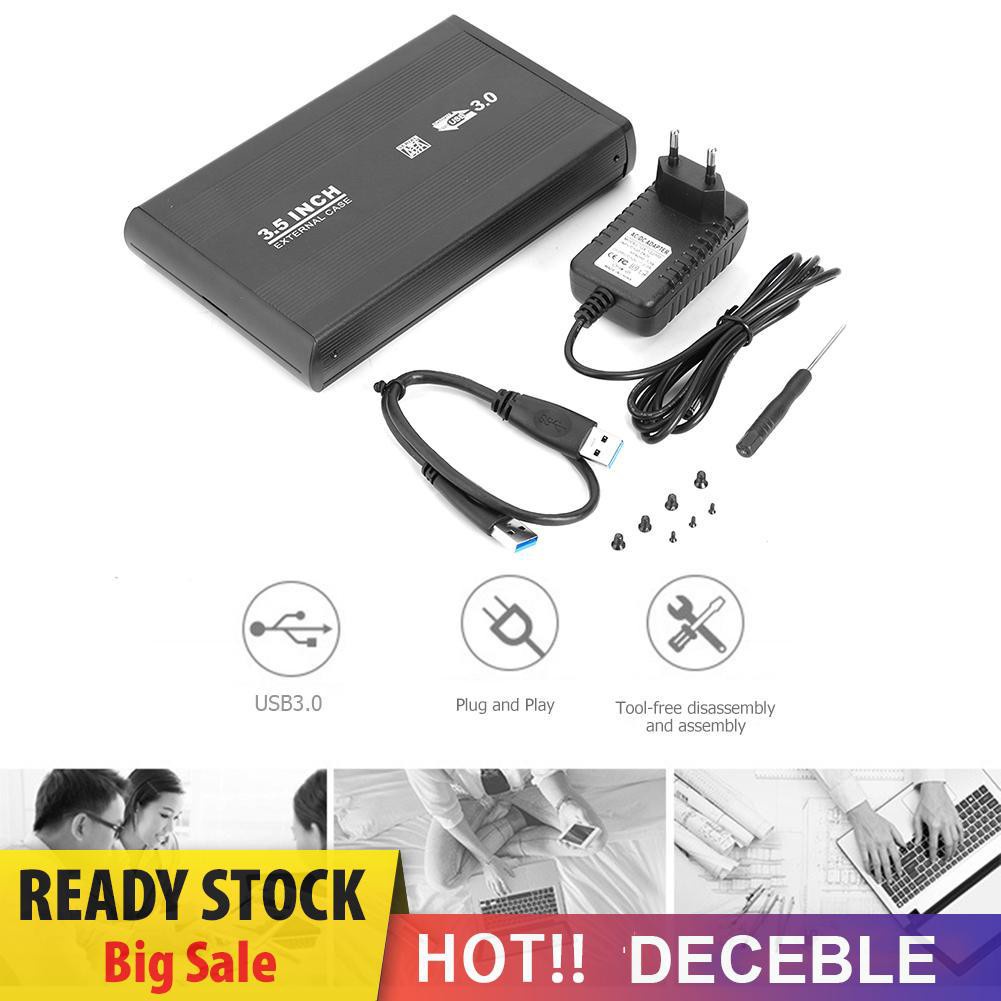 Hộp Đựng Ổ Cứng Ngoài 3.5 Inch Sata Sang Usb 3.0 | BigBuy360 - bigbuy360.vn
