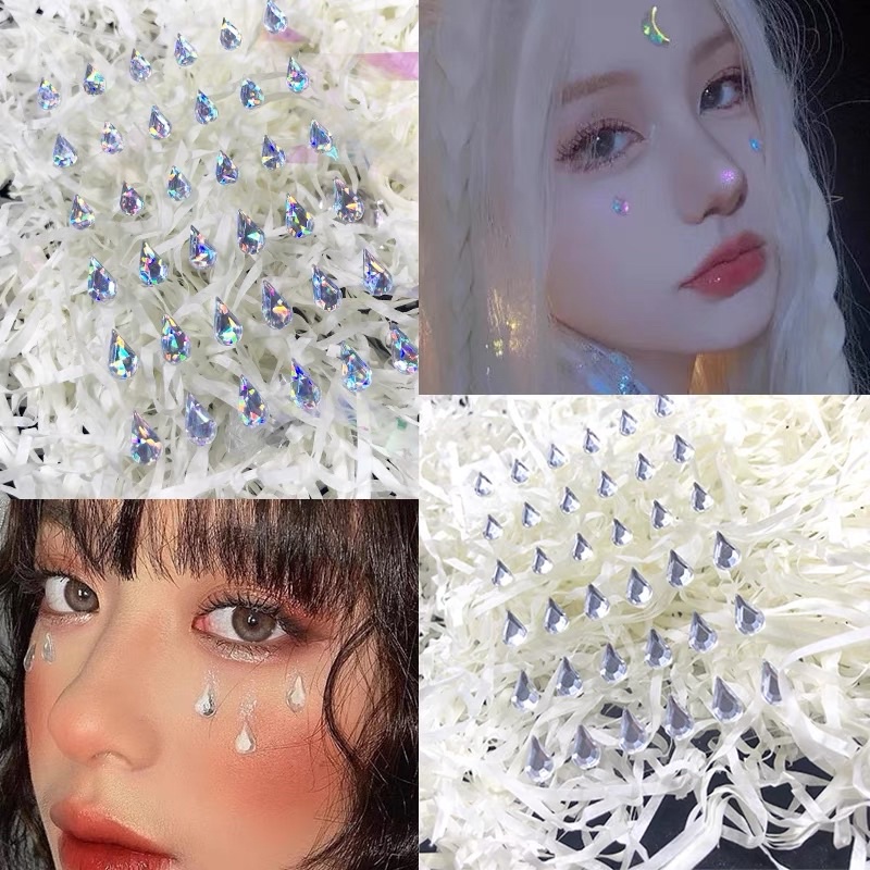 Đá đính mắt makeup - Đá dính mặt trang điểm có thể kết hợp làm phụ kiện trang điểm,trang sức