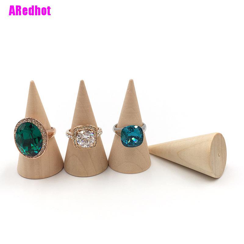 Bộ 5 Giá Trưng Bày Nhẫn Bằng Gỗ Thiết Kế Sáng Tạo