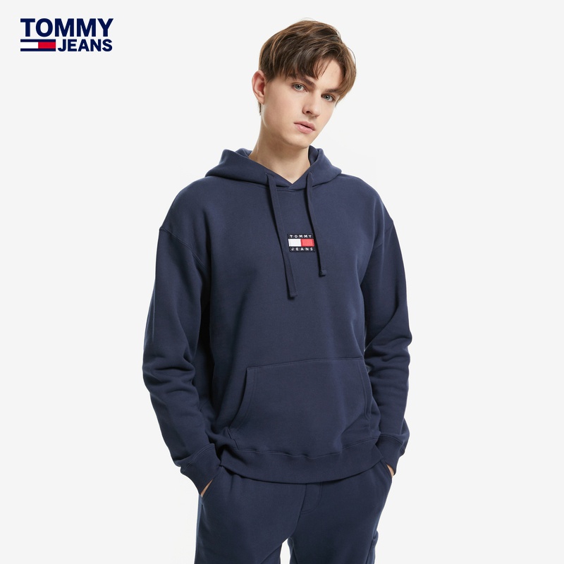Áo Hoodie Tommy Chất Nhung cotton Dáng Rộng In Hình Lá Cờ Độc Đáo Cho Nam Và Nữ 11823