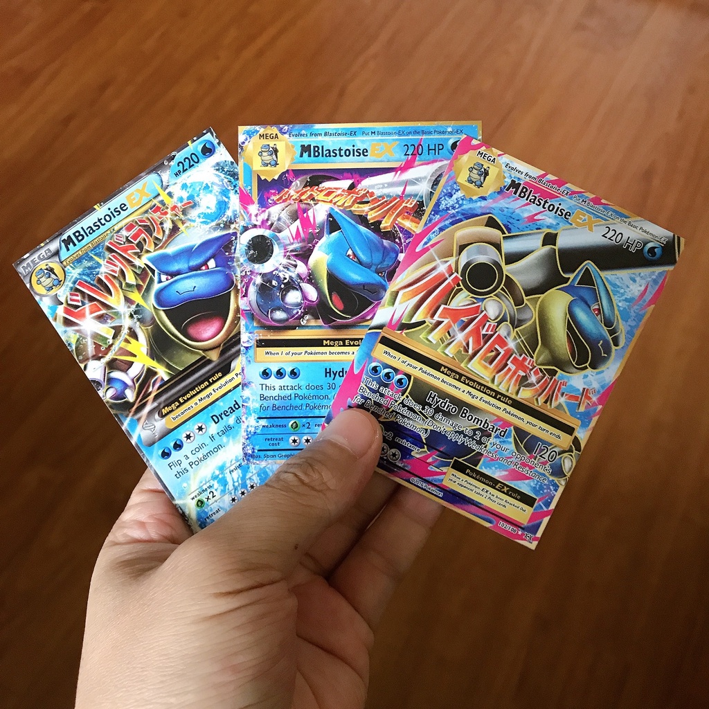 Trọn bộ 90 Thẻ bài Pokemon TCG MEGA EX đã phát hành từ 2014 - 2017