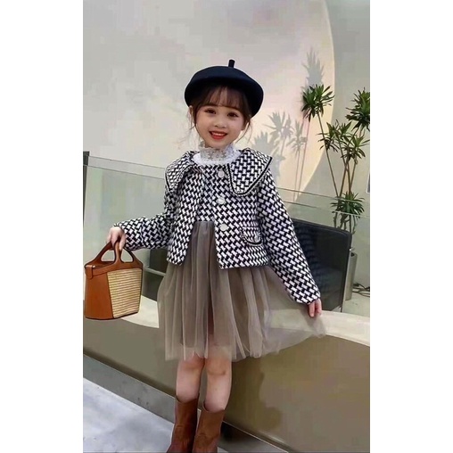 Sét dạ tweed cao cấp cho bé 12-22kg