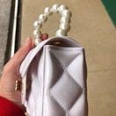 Túi đeo chéo mini quai hạt ngọc bằng nhựa silicon siêu cute - 01127 - Buonre.com
