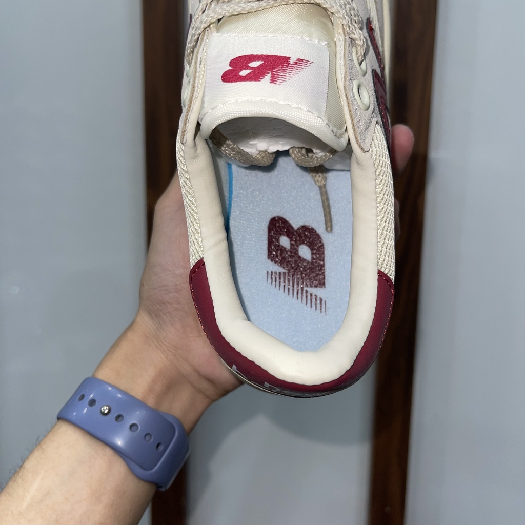 Giày New Balance 300 Wine Red Gray, NB 300 Đỏ Đô; Fullbox, Full Phụ Kiện