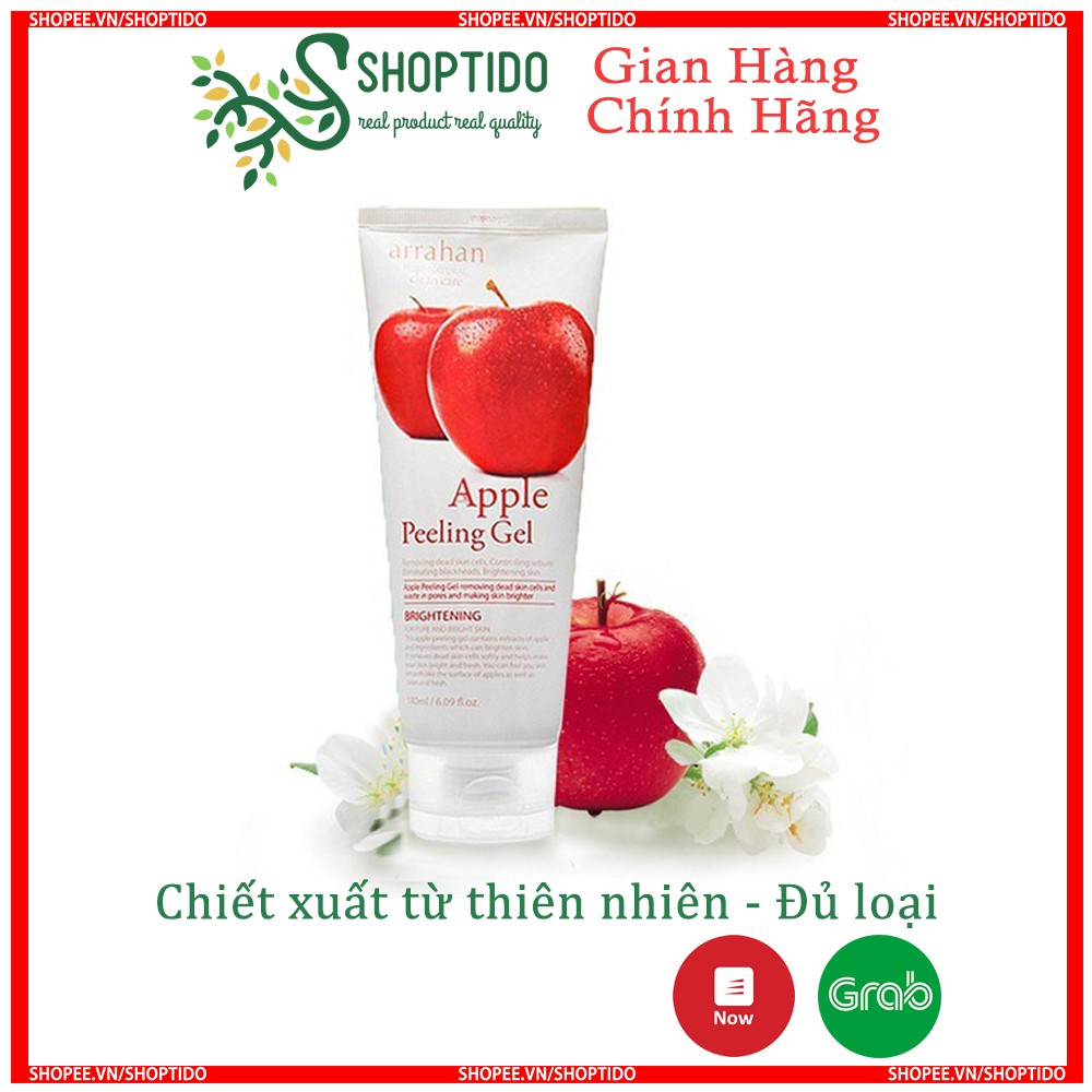 Gel tẩy tế bào chết Arrahan cải thiện da, dưỡng ẩm, làm dịu 180ml NPP Shoptido