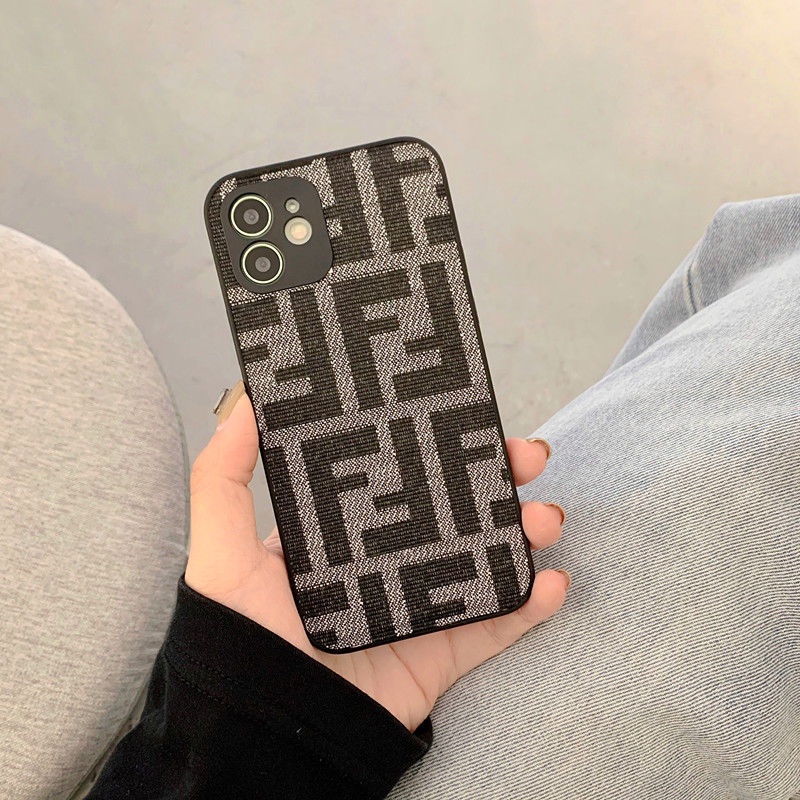 ! Fendi! Ốp Điện Thoại Sang Trọng Cho iPhone 12/12Pro 12 11 Pro Max iPhone 7/8 Pro X XR XS