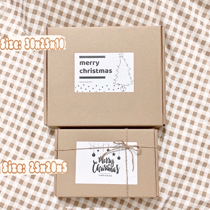 Hộp đựng quà giấy Kraft kèm rơm lót, hộp quà sinh nhật, tặng người thân,người yêu 8/3, Valentine, tặng quà Tết,tặng mẹ