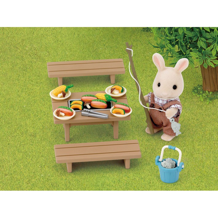 Sylvanian Families Tiệc BBQ Gia Đình Ngoài Trời Family Barbecue Set