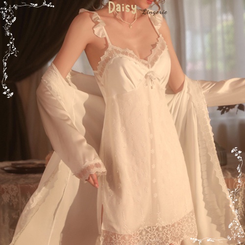 [Hỏa Tốc, Bảo Mật] Váy Ngủ Sexy Gợi Cảm Đầm Ngủ Lụa 2 Dây Phối Ren 2 Lớp Cao Cấp - Mã VN022