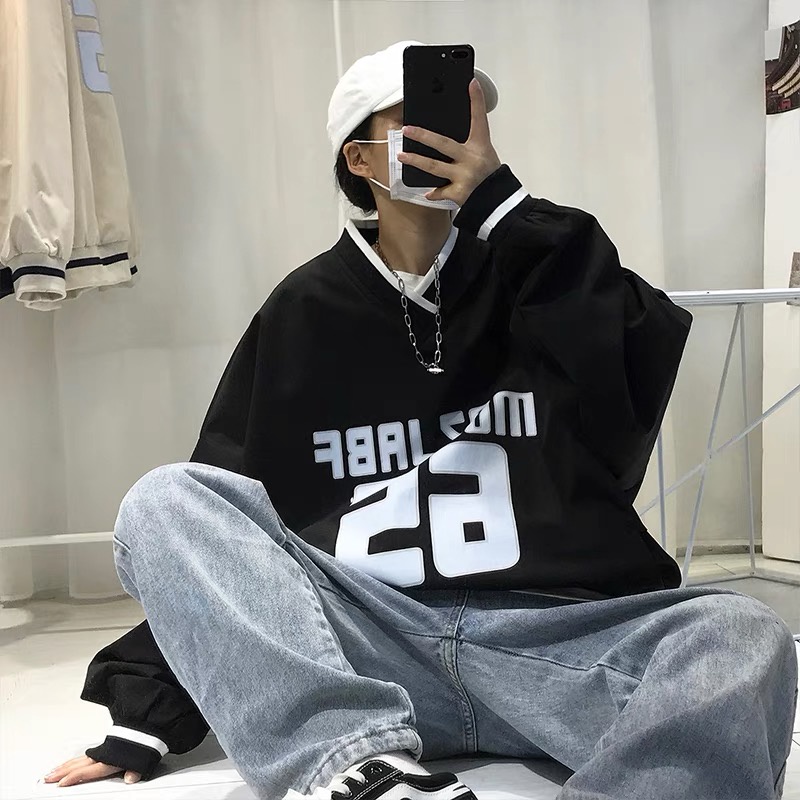 Áo sweater khoác hoodie zip nam nữ unisex vải nỉ cao cấp cổ chéo Rucenco MH005