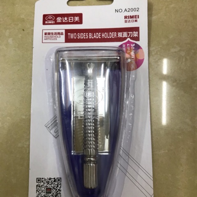 Bàn Cạo râu cổ điển  inox hãng rimei A2002 hàng cao cấp,độ chính xác cao,cạo mịn ,không vấp