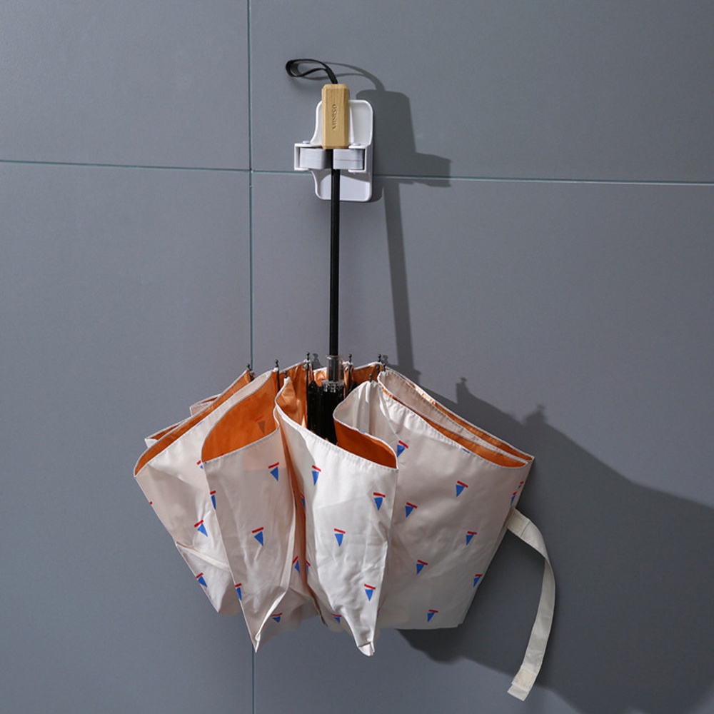 Giá Đỡ Chổi/Cây Lau Nhà Gắn Tường Tự Dính Có Thể Tái Sử Dụng Cho Nhà Bếp