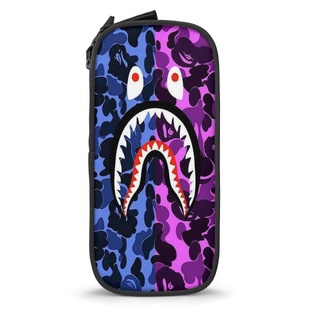  Supreme Bape A Bathing Ape Hộp đựng bút chì tùy chỉnh dành cho học sinh Dây kéo đôi Trường học Văn phòng phẩm Văn phòng phẩm Túi đựng bút Túi đựng đồ trang điểm nhỏ dành cho nam giới 